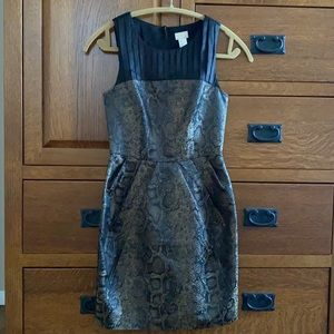 NEVER WORN Snakeskin print dress fits 00